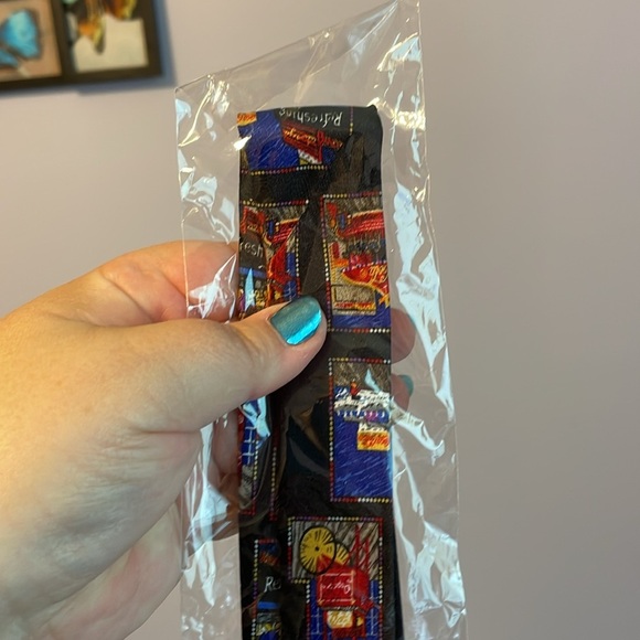 Coca Cola Vintage Made in Korea Polyester Necktie Tie Logo Fair Carnival - Picture 9 of 14